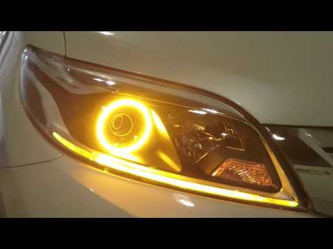 Toyota Sienna - Diode Dynamics HD LED Halos - Strips - Demon Eyes - Custom Headlight