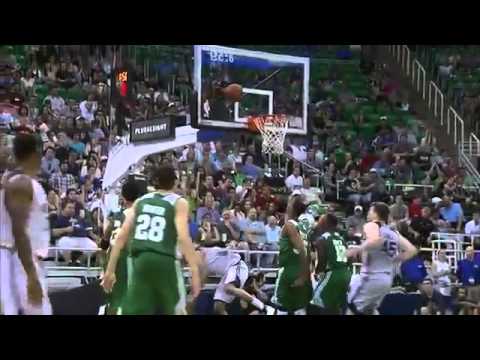 Dante Exum Injury Celtics vs Jazz uly 6, 2015-2015 NBA Summer League