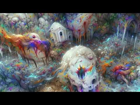 The Buried Sanctuary of the Undead | Generative Art | AI Generative Artist