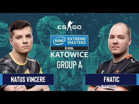 CS:GO - Natus Vincere vs. Fnatic [Mirage] Map 3 - Group A - IEM Katowice 2020