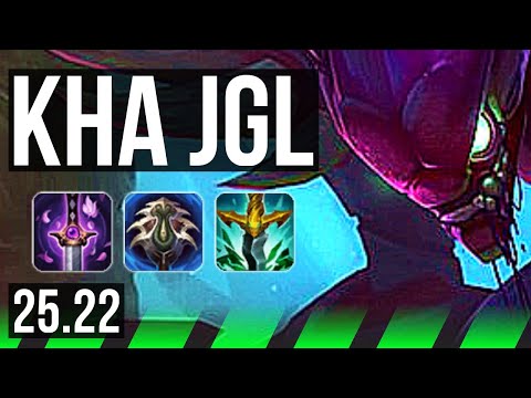 KHA'ZIX vs WARWICK (JGL) | Quadra, 21/3/11, Legendary, 45k DMG | EUW Master | 25.22