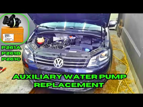How To Replace The Auxiliary Coolant/Water Pump On Any Vehicle (P261A/P261B)