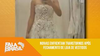 Noivas enfrentam transtornos após fechamento de loja de vestidos em São Paulo