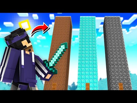 Climbing The SECRET TOWER HOUSE Minecraft...