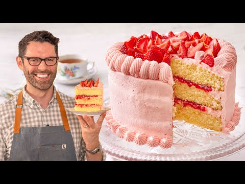 Amazing Strawberry Lemonade Cake Recipe