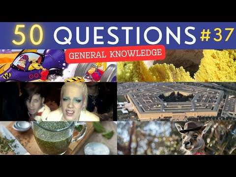 The General Knowledge Quiz #37 ¦ 50 Trivia Questions - Pub Quiz
