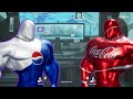 LA EPICA PELEA ENTRE PEPSIMAN VS COCACOLAMAN