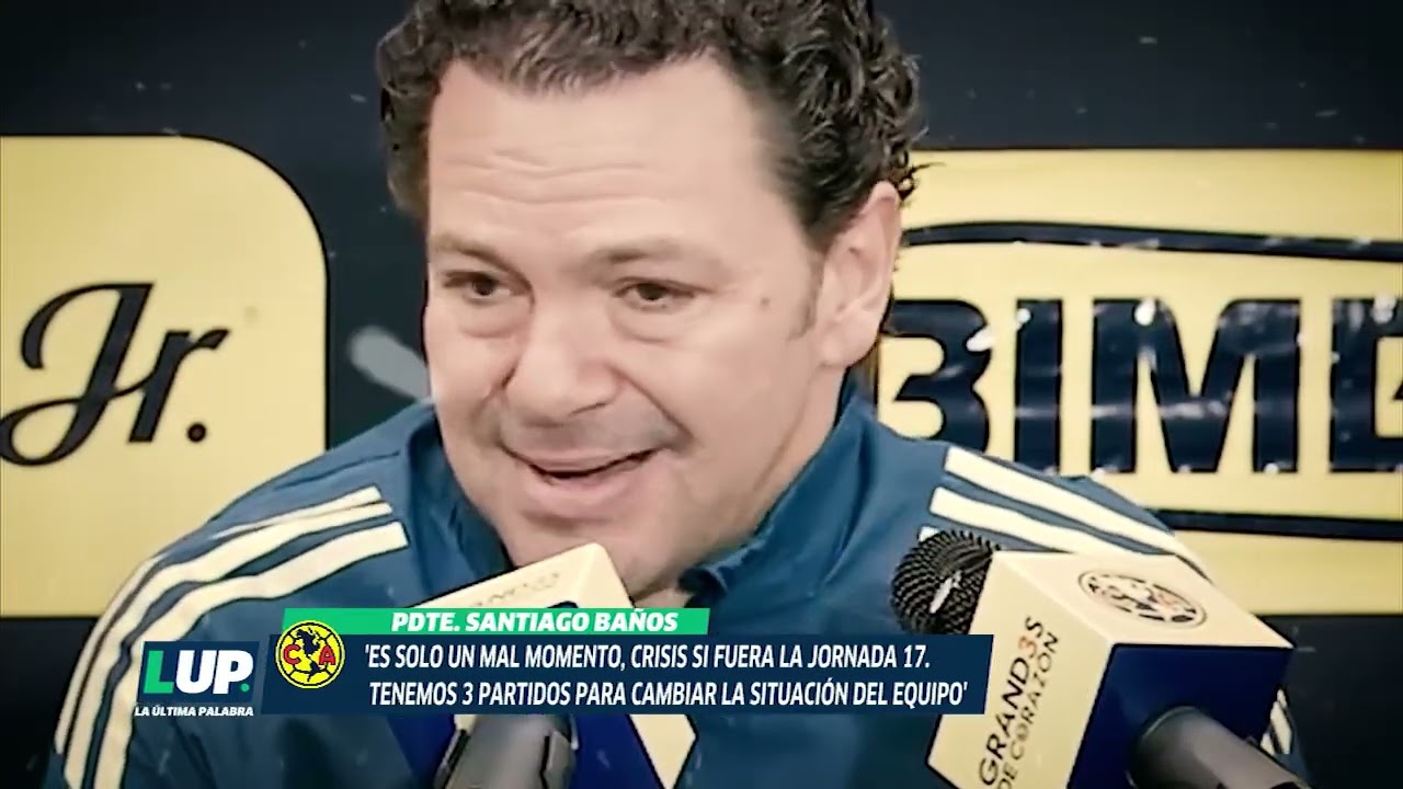 Club América | Santiago Baños sin interés de salir de la institución