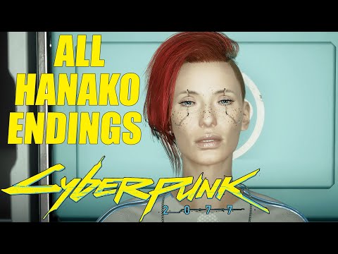 all HANAKO ARASAKA Endings ( STREETKID ) [ CYBERPUNK 2077 ]