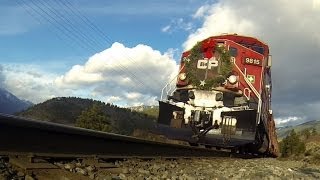 preview picture of video 'CP Holiday Train visits Lytton B.C. in the Fraser Canyon'