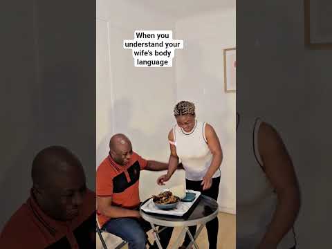 when you understand your wife's body language #viralvideo #funny #couple
