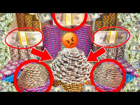 😡WE LOST “EVERYTHING” THEN THIS HAPPENED! HIGH LIMIT COIN PUSHER MEGA MONEY CASINO JACKPOT!