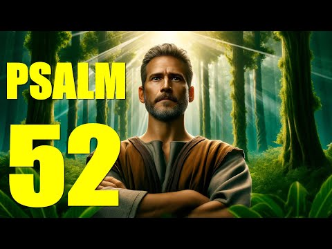 Psalm 52 Reading: The End of the Wicked and the Peace of the Godly (With words - KJV)