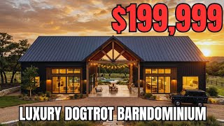 13 Affordable Dogtrot Barndominium Homes Under $200K (Luxury Look)