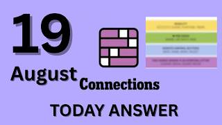 Connections NYT Hints Today – Wed, Aug 19, 2026  NYT Connections Hints & Answers