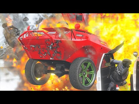 GTA 5 SAVAGE APC CRASHES - IMPACT COMPILATION #32