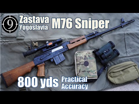 Yugo M76 Sniper [Zastava] to 800yds: Practical Accuracy - The Bosnian War / Yugoslav War Sniper