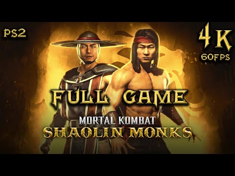 Mortal Kombat: Shaolin Monks (PS2) Full Gameplay Walkthrough 4K UHD Longplay