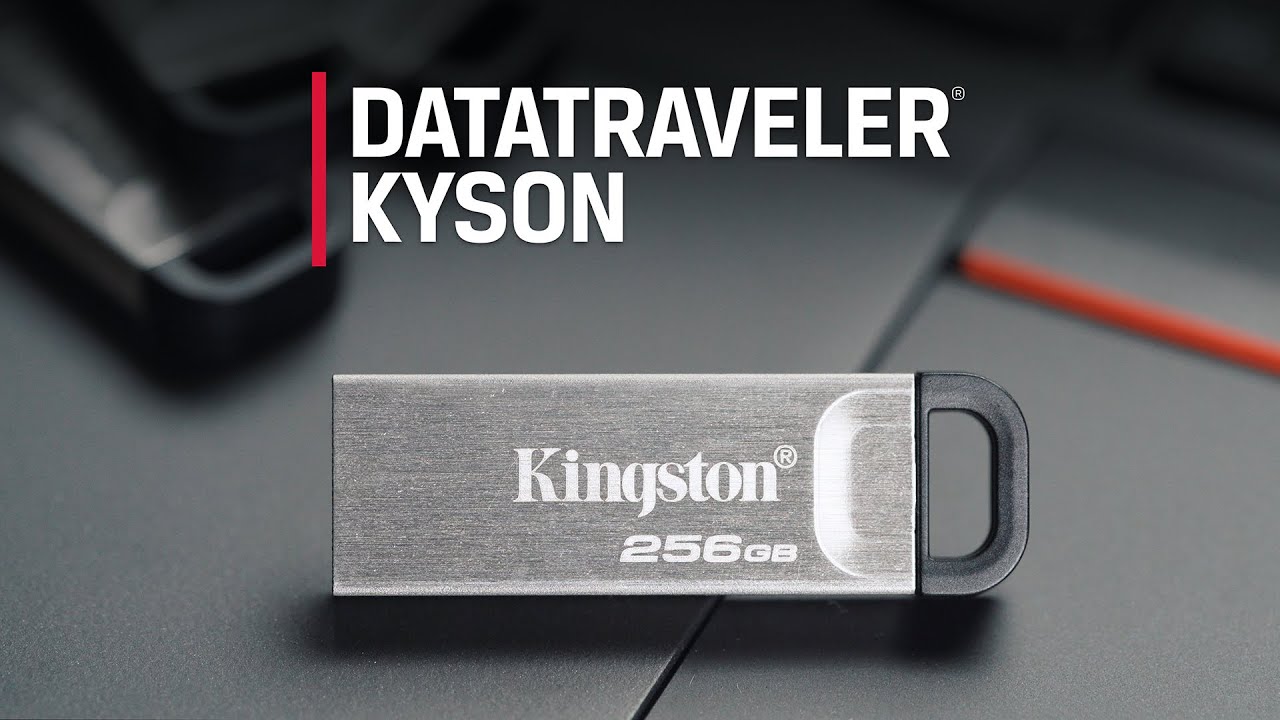 Флеш-пам'ять USB-Flash Kingston 128Gb Kyson (Silver) DTKN/128GB video preview