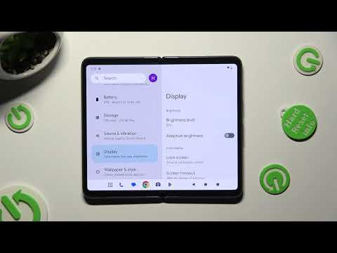 How to Activate Auto Brightness in GOOGLE Pixel Fold – Screen Brightness Option