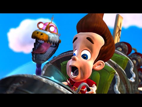 Jimmy crashes his homemade spaceship | Jimmy Neutron: Boy Genius | CLIP