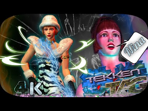 Anna Red & Zebra ( Nina Moves ) Hard Tekken Tag Remastered UHD 4K 60 FPS