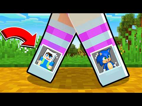 KIZ HAYRANIM ECE'nin BACAKLARININ İÇİNE EV YAPTIM 😱 Minecraft