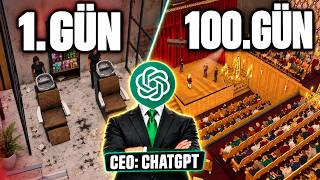 ChatGPT’yi CEO Yaptım! Şirketimi 100 Gün Yönetti - Big Ambitions