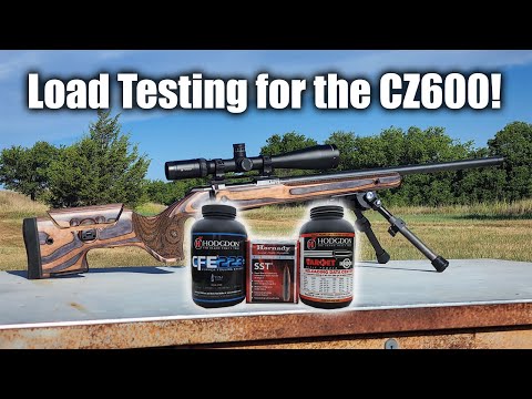Testing Hornady SST Handloads in the CZ 600 Range in .308!