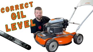 How To Check Your Lawn Mower OIL LEVEL In Under 1 Minute