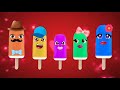 Popsicles ️Finger Family ️Nursey Rhyme ️For Kids ️