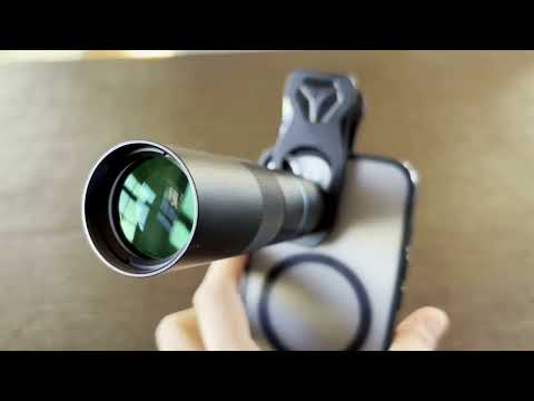 MIAO LAB 10X Telephoto Lens & 200mm Macro Lens, 2-in-1 Aluminum Phone Camera Lens Kit with Universal Clip. Phone Lens Attachment Fit for iPhone 16/15/14/13, Samsung, Android Phone and Most Smartphone video review thumbnail