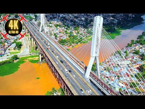 Stunning Los Mina City in Santo Domingo Este Drone Footage 4K Ultra HD