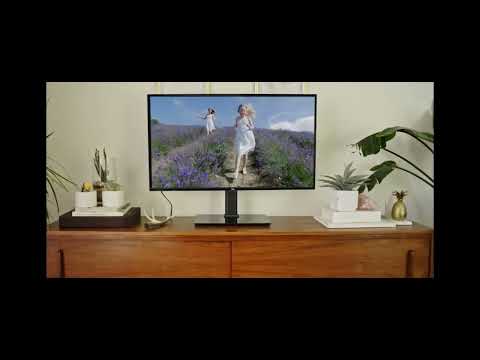 PERLESMITH PSTVS04 Tabletop TV Stand | Upgrade Your Entertainment Experience