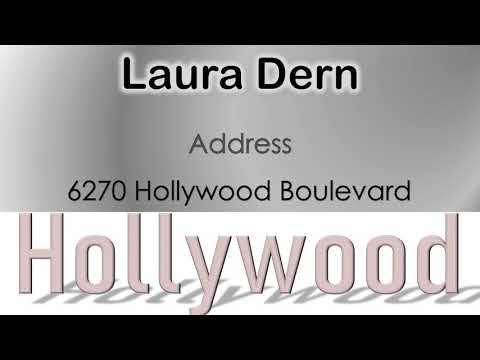 Laura Dern   How to pronounce Laura Dern Hollywood Actor from 6270 Hollywood Boulevard?