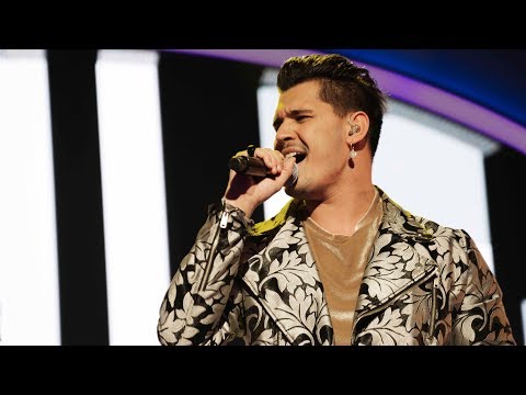 Gabriel Cancela sjunger La copa de la vida i Idol 2017 - Idol Sverige (TV4)
