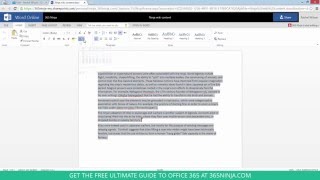 How to Co-Author a Document in Word Online