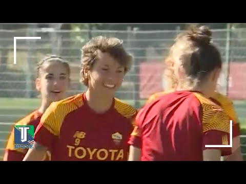 WATCH: This is how the AS Roma girls train for their UEFA Women's Champions League GAME