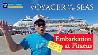 BOARDING Voyager of the Seas: Sail Away Parties, Food & Surprises EP 1
