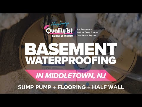 Basement Waterproofing In Middletown, NJ