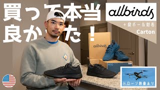 [アメリカ生活] 世界一履き心地のいい靴 "allbirds オールバーズ" (段ボール財布 Carton Walletの紹介 + ドローン映像あり DJI MAVIC 2 PRO) 038