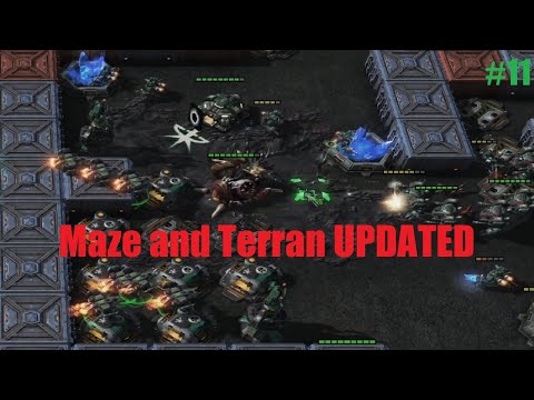StarCraft 2 Arcade: Maze and Terran UPDATED