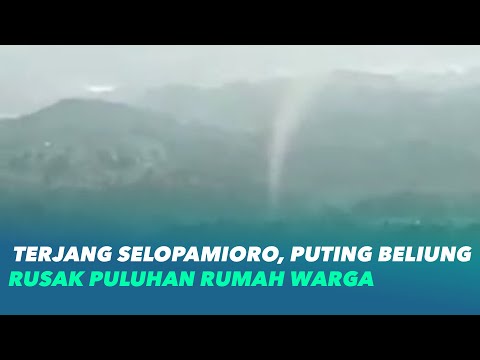 Terjang Selopamioro, Puting Beliung Rusak Puluhan Rumah Warga | Kabar Bantul