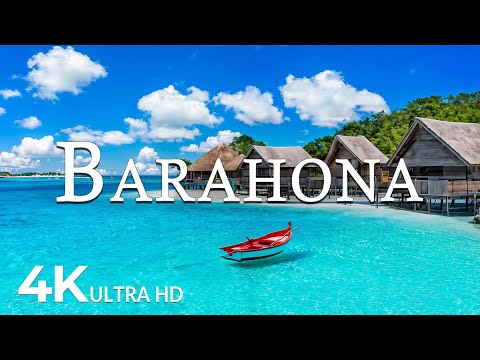 FLYING OVER BARAHONA (4K UHD) – Soothing Music Along With Beautiful Nature Video - 4K Video UHD #2