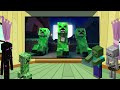 Minecraft Mobs React To Creeper Rap