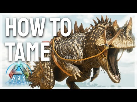 How To Tame The NEW Ceratosaurus + Abilities in ARK: Survival Ascended [ASA]