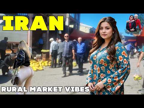 Autumn Village Market in Gilan 🍂 Fresh Fruits, Local Food & Rural Life in Iran