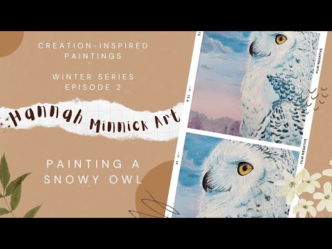 Painting a Snowy Owl (with Acrylic Paints)