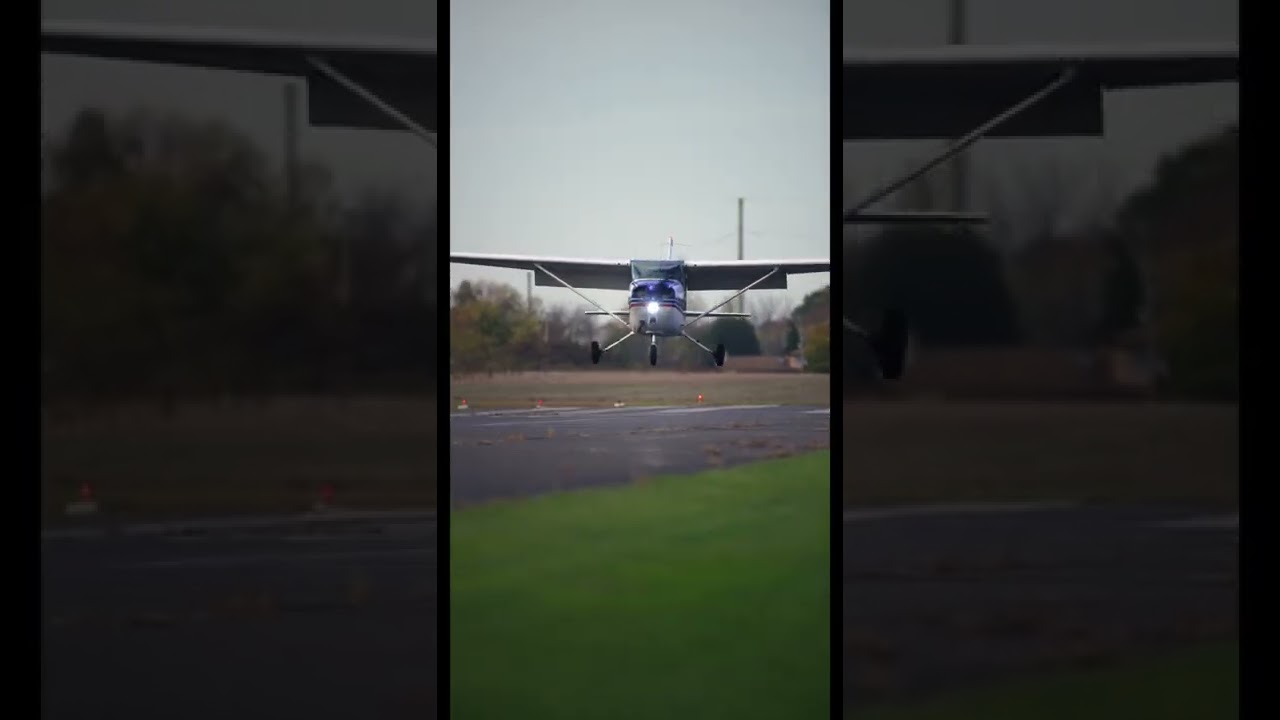 172 bounced Landing #cessna #flying #cfilife #studentpilot #aviation #flight #cessna172