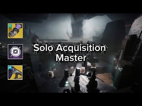 Solo Master Acquisition on Warlock Void renegade